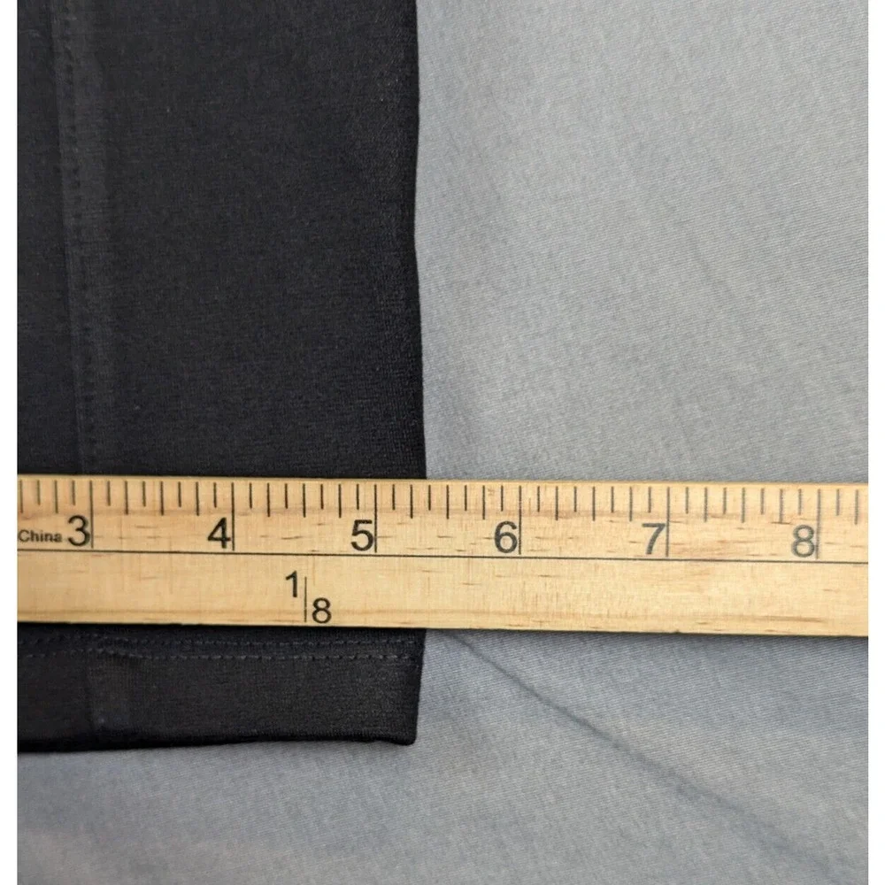 Michael Kors Leggings Womens Large Black Pull On Stretch Polyester Blend